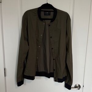 Stylish Olive Green Bomber Jacket for Men